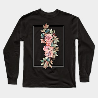 Bloom in a frame floral Long Sleeve T-Shirt